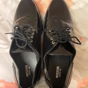 Mossimo Supply Co. Women's Black Glossy Loafers